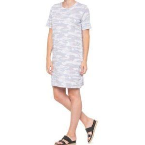 Lucky Brand Camo & Star Knit Summer Shirt T-shirt Dress Tunic